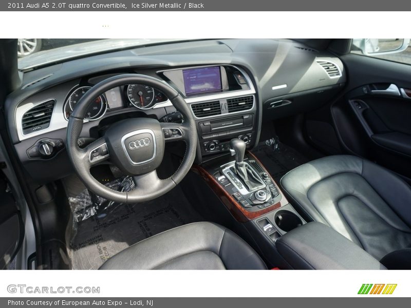 Ice Silver Metallic / Black 2011 Audi A5 2.0T quattro Convertible