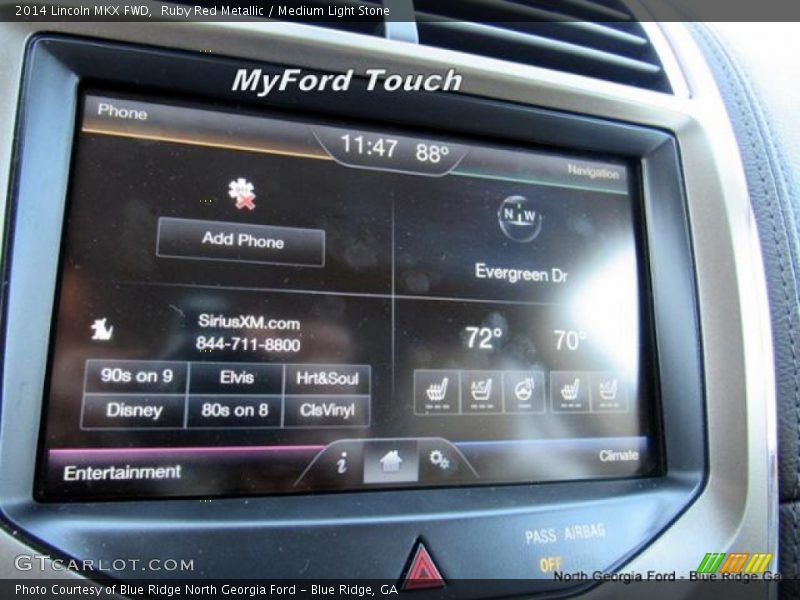 Ruby Red Metallic / Medium Light Stone 2014 Lincoln MKX FWD