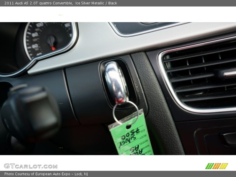 Ice Silver Metallic / Black 2011 Audi A5 2.0T quattro Convertible
