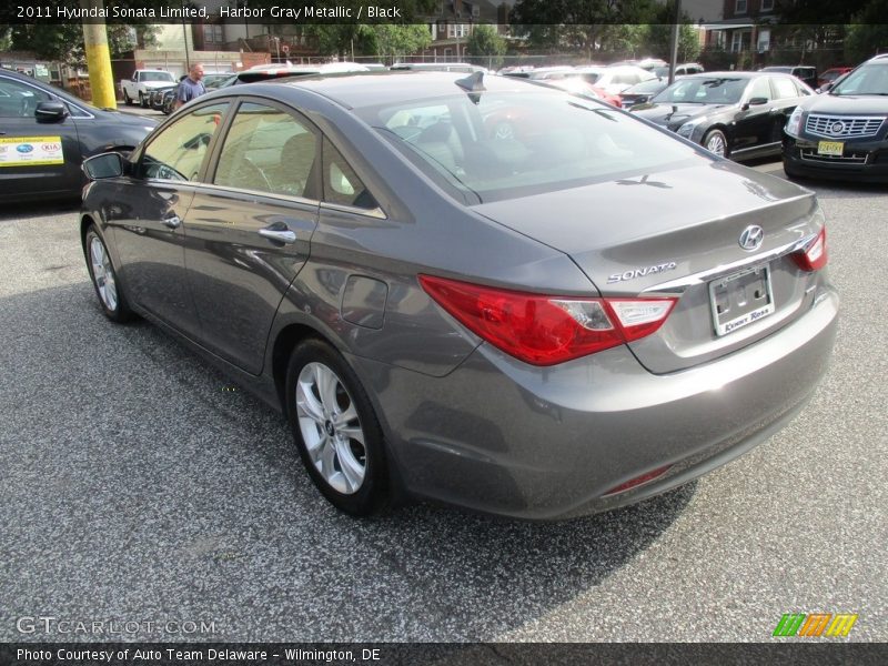 Harbor Gray Metallic / Black 2011 Hyundai Sonata Limited