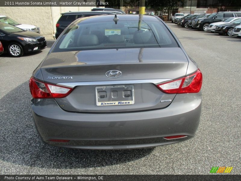 Harbor Gray Metallic / Black 2011 Hyundai Sonata Limited