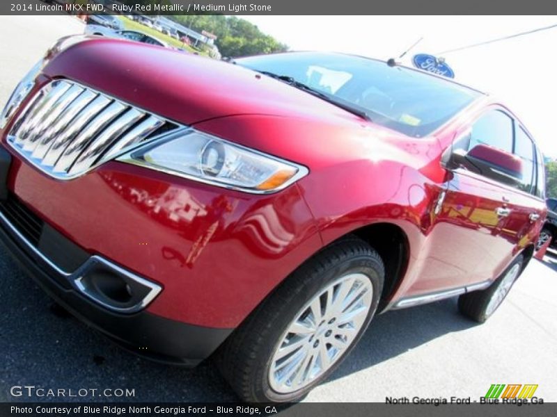 Ruby Red Metallic / Medium Light Stone 2014 Lincoln MKX FWD