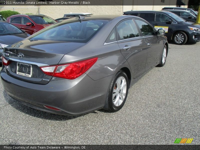 Harbor Gray Metallic / Black 2011 Hyundai Sonata Limited