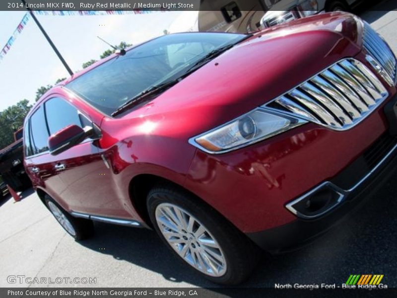 Ruby Red Metallic / Medium Light Stone 2014 Lincoln MKX FWD