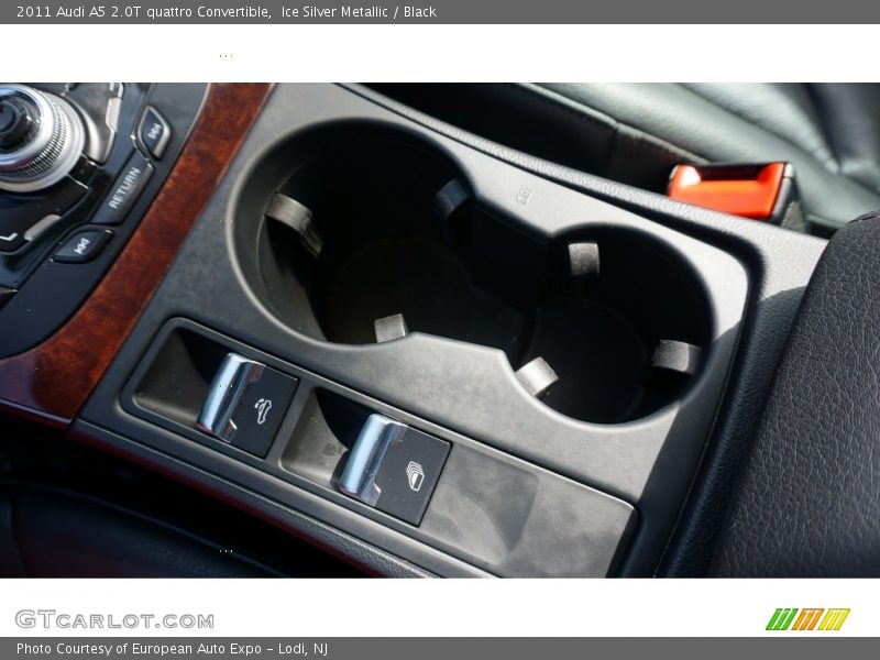 Ice Silver Metallic / Black 2011 Audi A5 2.0T quattro Convertible
