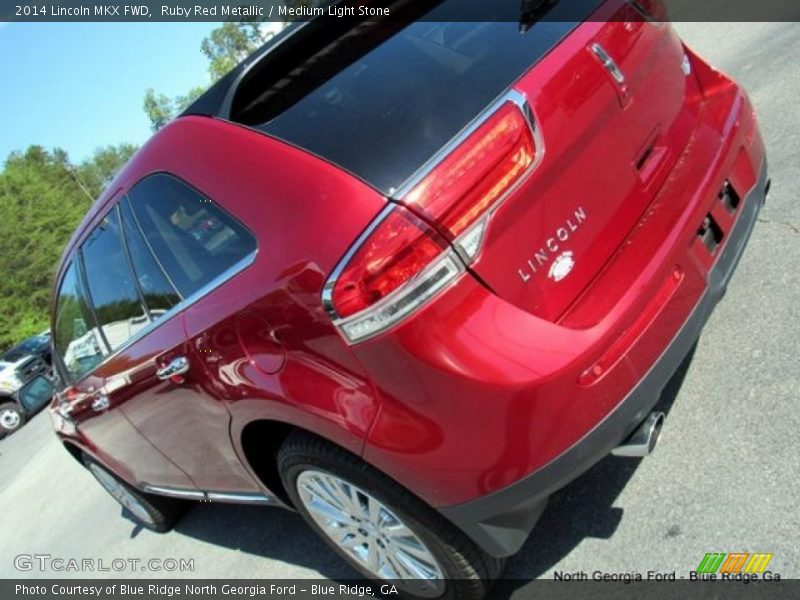 Ruby Red Metallic / Medium Light Stone 2014 Lincoln MKX FWD