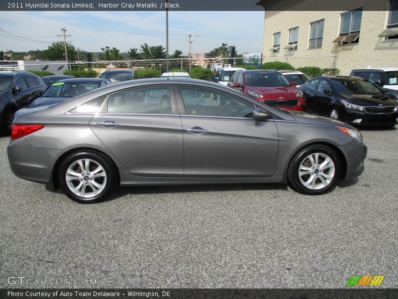 Harbor Gray Metallic / Black 2011 Hyundai Sonata Limited