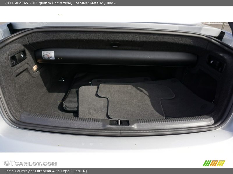 Ice Silver Metallic / Black 2011 Audi A5 2.0T quattro Convertible