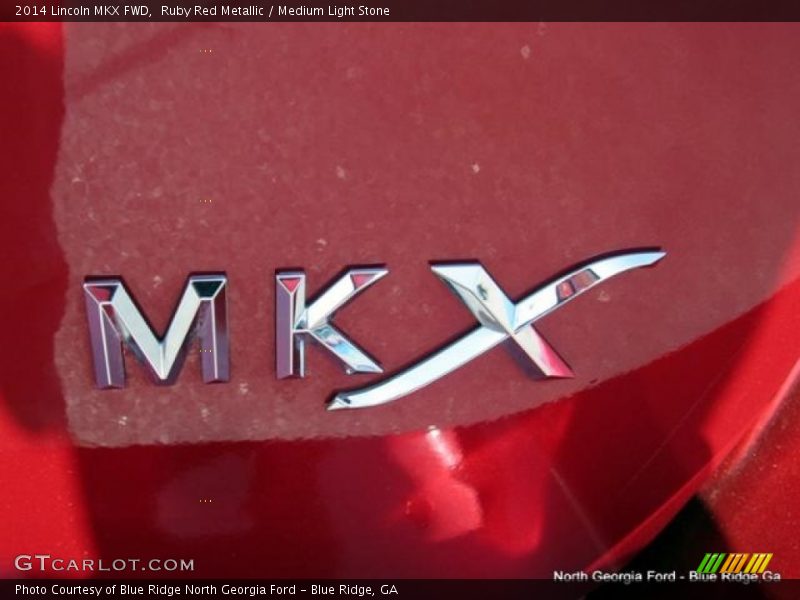 Ruby Red Metallic / Medium Light Stone 2014 Lincoln MKX FWD