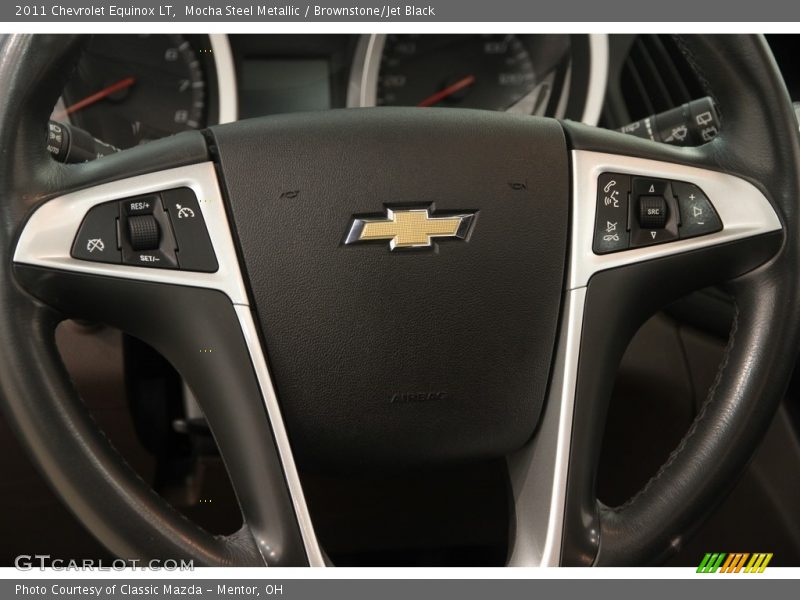 Mocha Steel Metallic / Brownstone/Jet Black 2011 Chevrolet Equinox LT