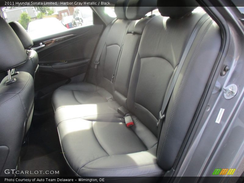 Harbor Gray Metallic / Black 2011 Hyundai Sonata Limited