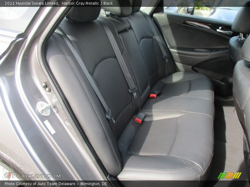 Harbor Gray Metallic / Black 2011 Hyundai Sonata Limited