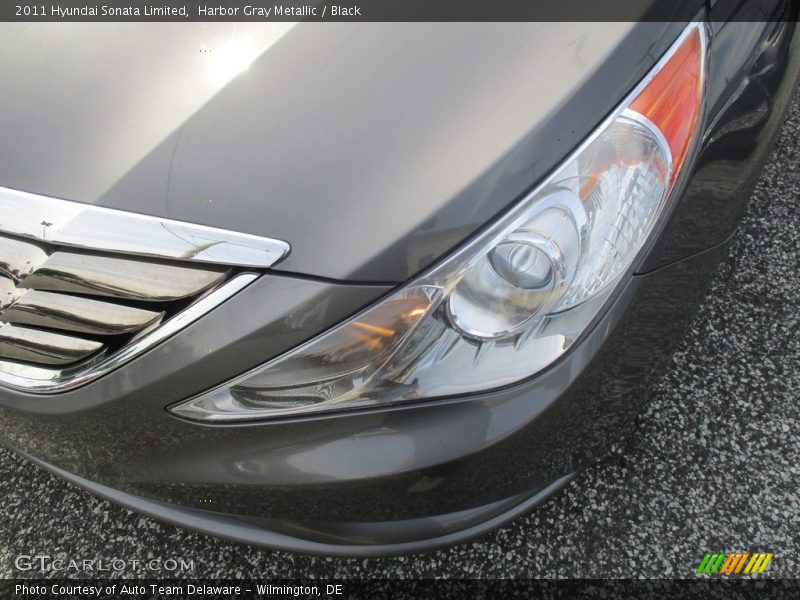 Harbor Gray Metallic / Black 2011 Hyundai Sonata Limited