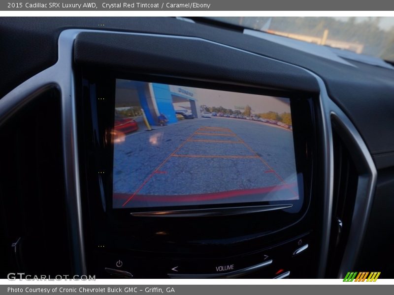 Crystal Red Tintcoat / Caramel/Ebony 2015 Cadillac SRX Luxury AWD