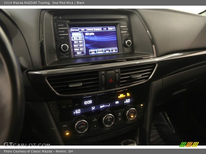 Soul Red Mica / Black 2014 Mazda MAZDA6 Touring