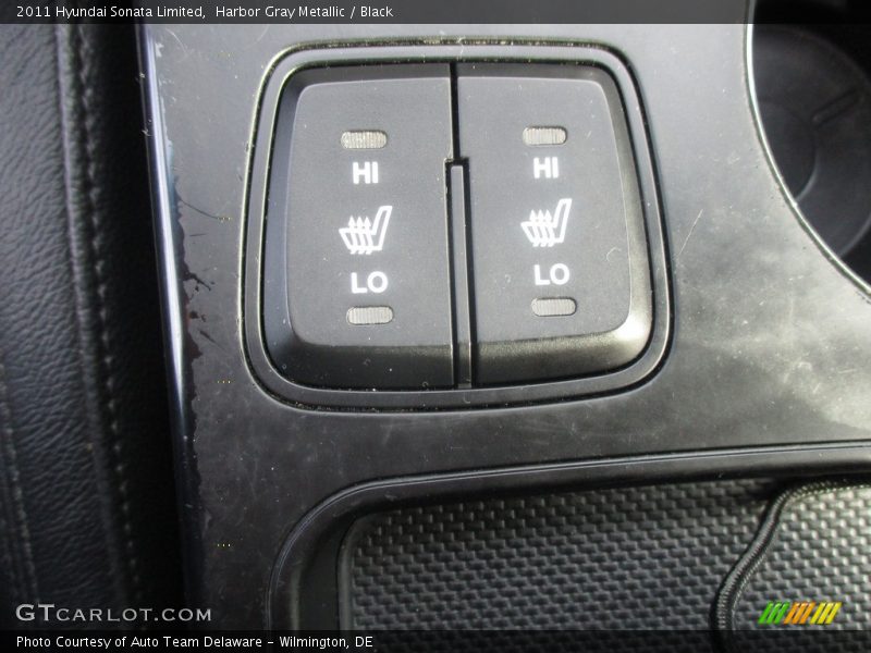 Harbor Gray Metallic / Black 2011 Hyundai Sonata Limited