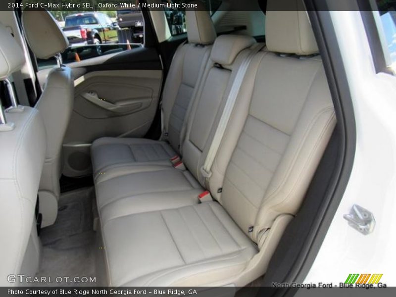 Oxford White / Medium Light Stone 2014 Ford C-Max Hybrid SEL