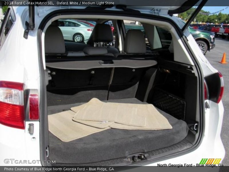 Oxford White / Medium Light Stone 2014 Ford C-Max Hybrid SEL