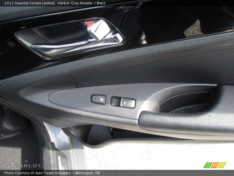 Harbor Gray Metallic / Black 2011 Hyundai Sonata Limited