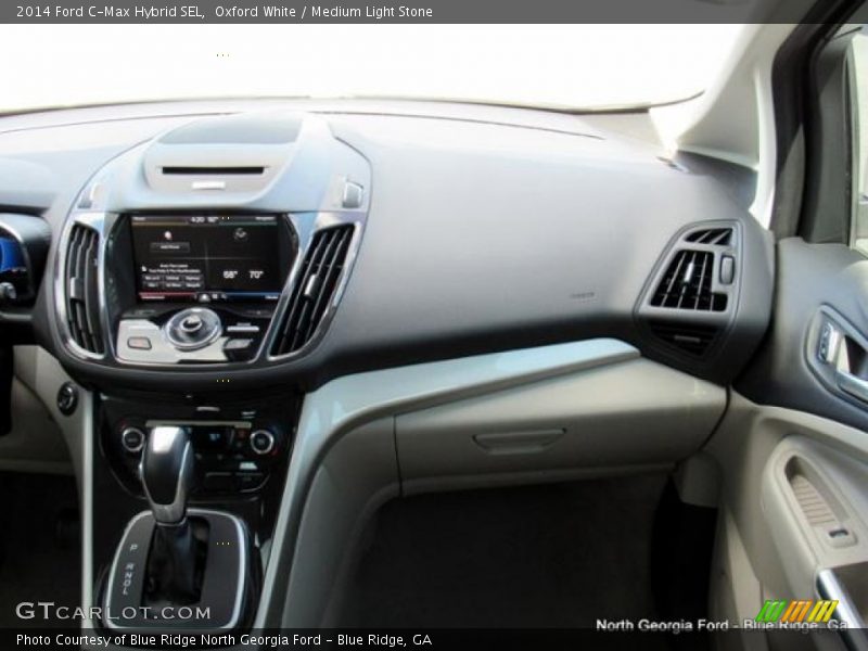 Oxford White / Medium Light Stone 2014 Ford C-Max Hybrid SEL