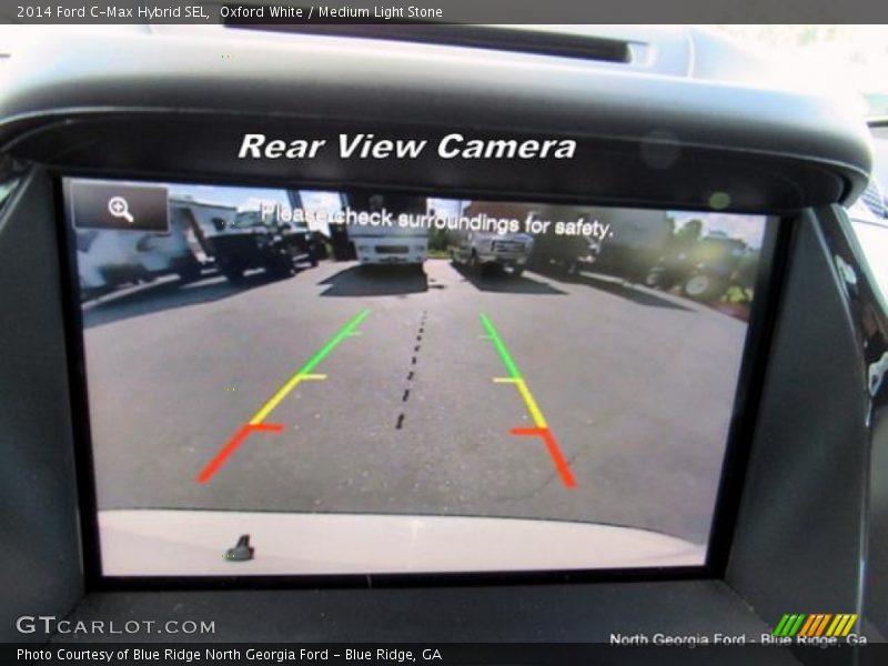Oxford White / Medium Light Stone 2014 Ford C-Max Hybrid SEL