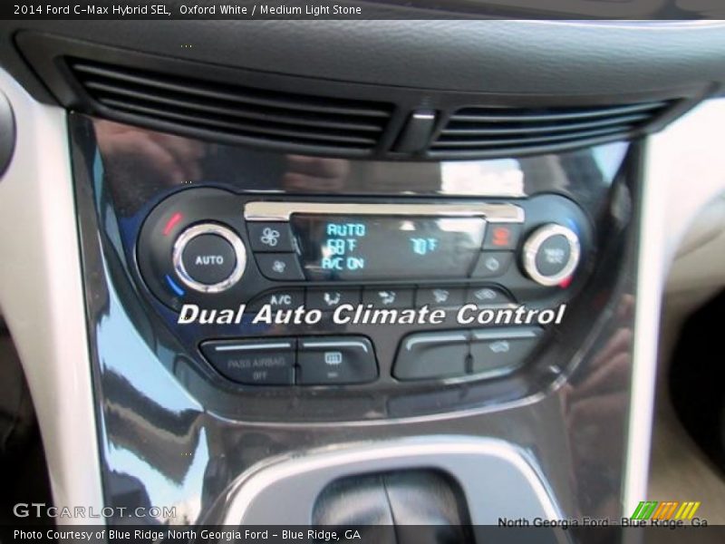 Oxford White / Medium Light Stone 2014 Ford C-Max Hybrid SEL