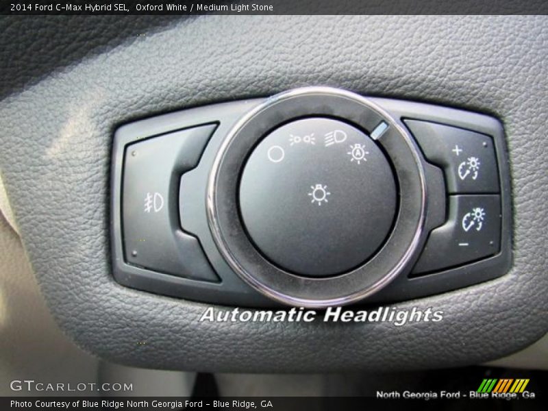 Oxford White / Medium Light Stone 2014 Ford C-Max Hybrid SEL