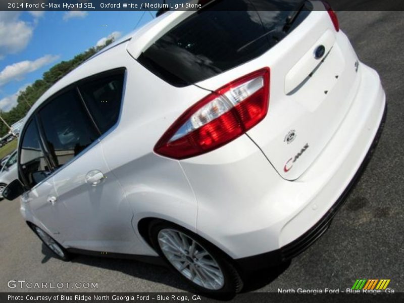 Oxford White / Medium Light Stone 2014 Ford C-Max Hybrid SEL