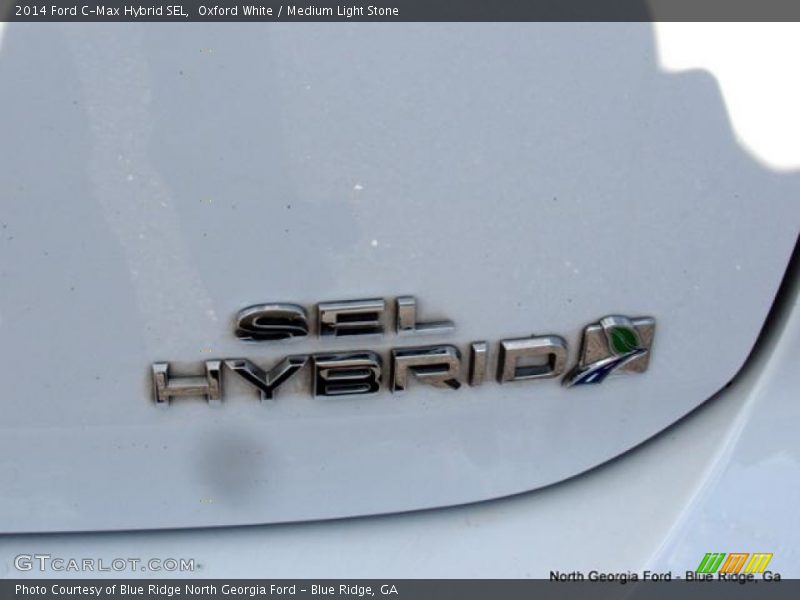 Oxford White / Medium Light Stone 2014 Ford C-Max Hybrid SEL