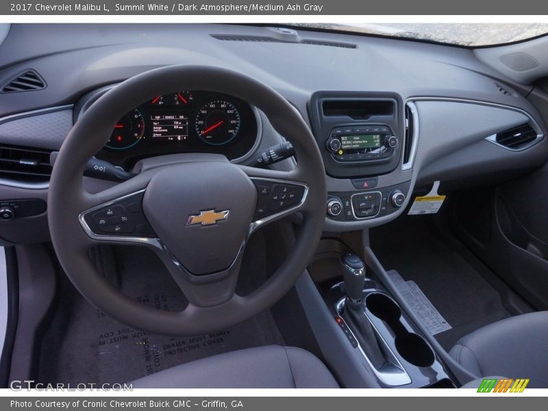 2017 Malibu L Dark Atmosphere/Medium Ash Gray Interior