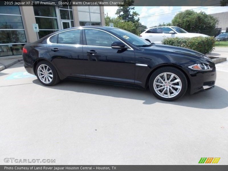 Ebony / Warm Charcoal/Warm Charcoal 2015 Jaguar XF 2.0T Premium