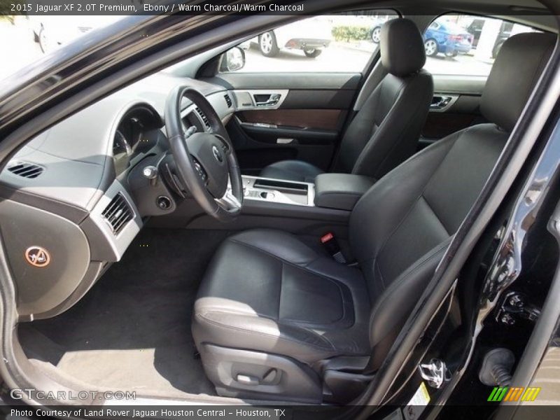 Ebony / Warm Charcoal/Warm Charcoal 2015 Jaguar XF 2.0T Premium