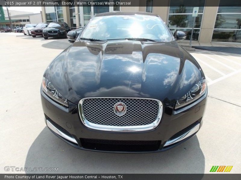 Ebony / Warm Charcoal/Warm Charcoal 2015 Jaguar XF 2.0T Premium