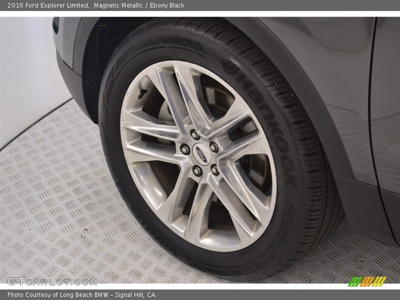 Magnetic Metallic / Ebony Black 2016 Ford Explorer Limited