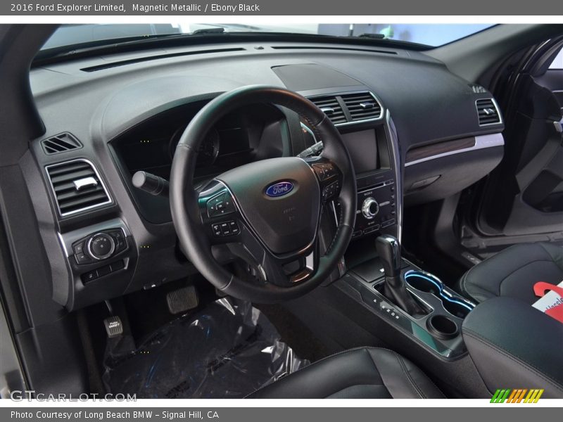 Magnetic Metallic / Ebony Black 2016 Ford Explorer Limited
