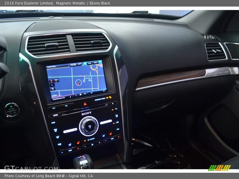 Magnetic Metallic / Ebony Black 2016 Ford Explorer Limited