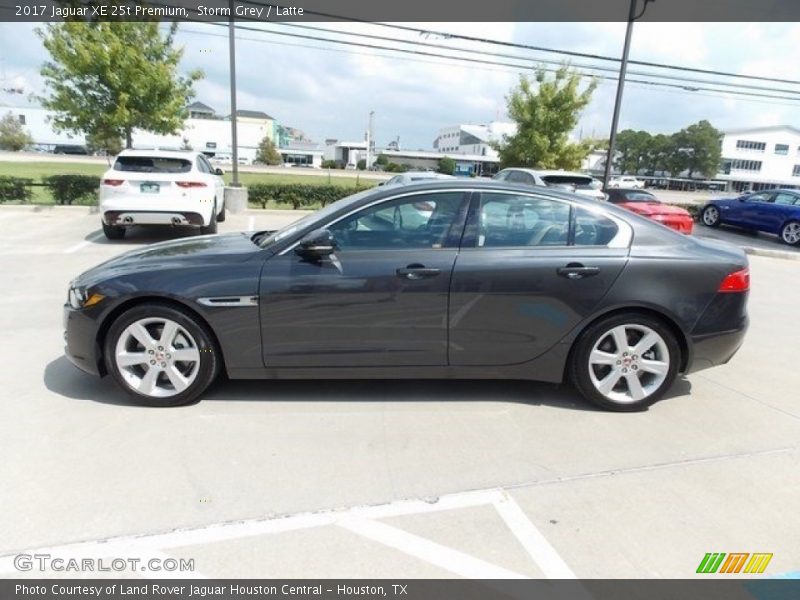 Storm Grey / Latte 2017 Jaguar XE 25t Premium