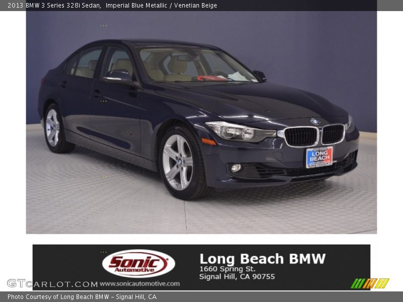 Imperial Blue Metallic / Venetian Beige 2013 BMW 3 Series 328i Sedan