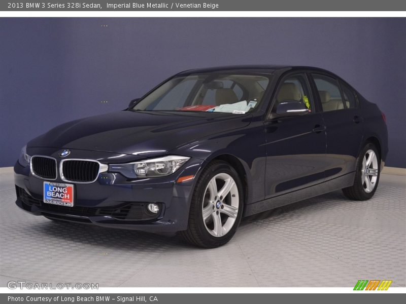 Imperial Blue Metallic / Venetian Beige 2013 BMW 3 Series 328i Sedan
