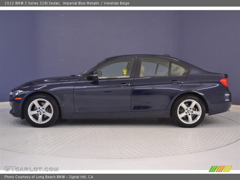 Imperial Blue Metallic / Venetian Beige 2013 BMW 3 Series 328i Sedan