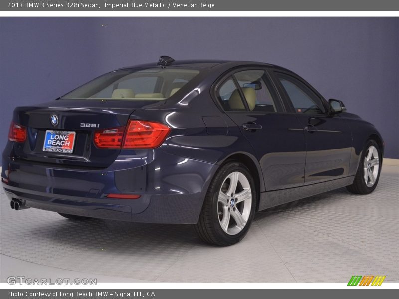 Imperial Blue Metallic / Venetian Beige 2013 BMW 3 Series 328i Sedan