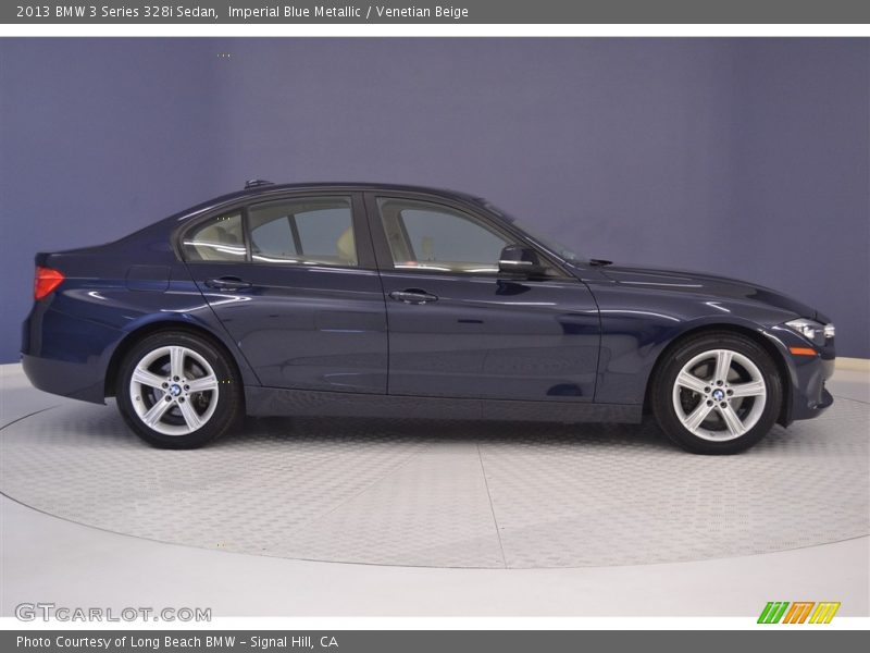 Imperial Blue Metallic / Venetian Beige 2013 BMW 3 Series 328i Sedan