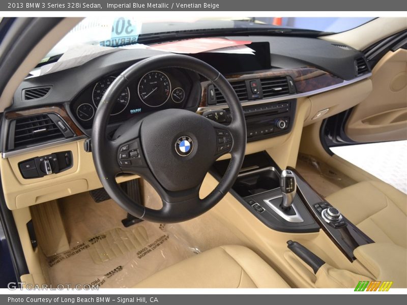 Imperial Blue Metallic / Venetian Beige 2013 BMW 3 Series 328i Sedan