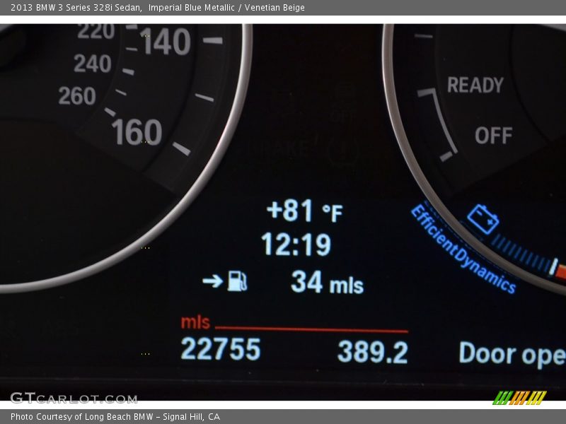 Imperial Blue Metallic / Venetian Beige 2013 BMW 3 Series 328i Sedan