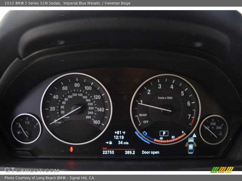Imperial Blue Metallic / Venetian Beige 2013 BMW 3 Series 328i Sedan