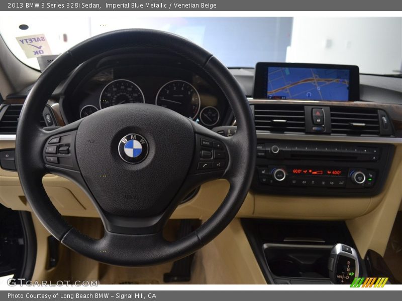 Imperial Blue Metallic / Venetian Beige 2013 BMW 3 Series 328i Sedan