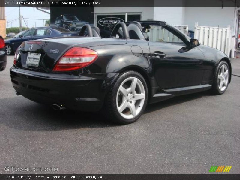 Black / Black 2005 Mercedes-Benz SLK 350 Roadster
