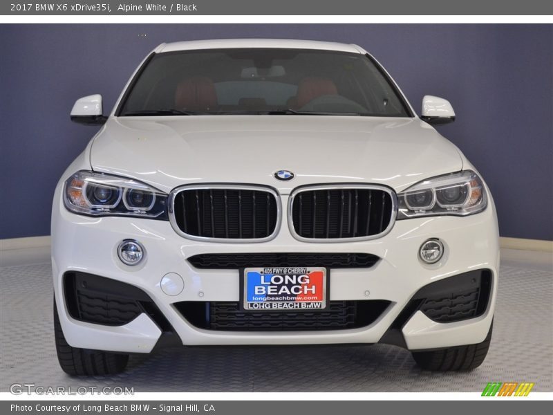 Alpine White / Black 2017 BMW X6 xDrive35i