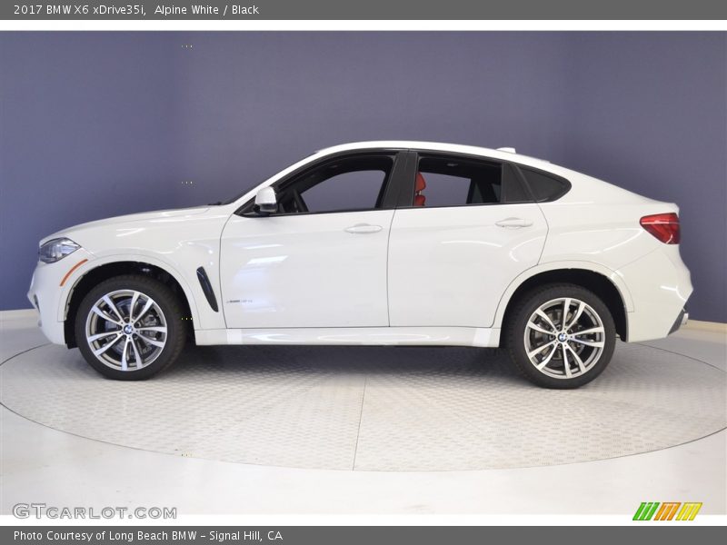 Alpine White / Black 2017 BMW X6 xDrive35i