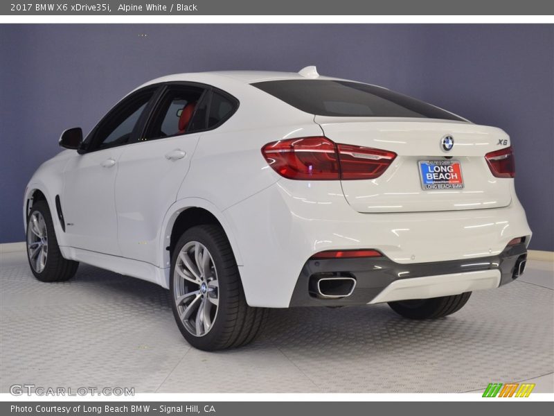Alpine White / Black 2017 BMW X6 xDrive35i